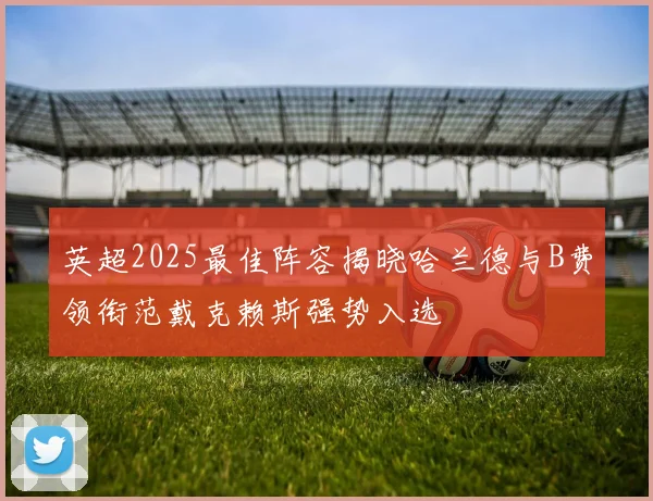 英超2025最佳阵容揭晓哈兰德与B费领衔范戴克赖斯强势入选